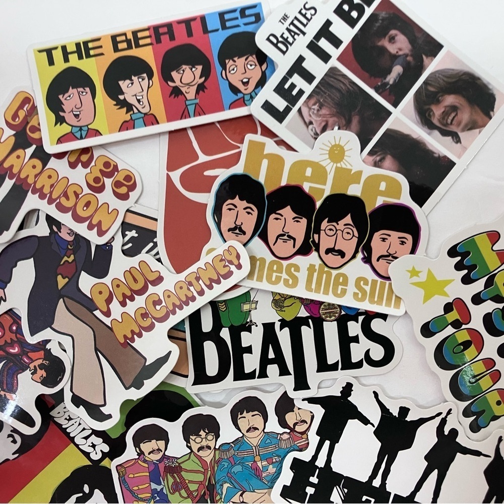 The Beatles Colorful Sticker Set